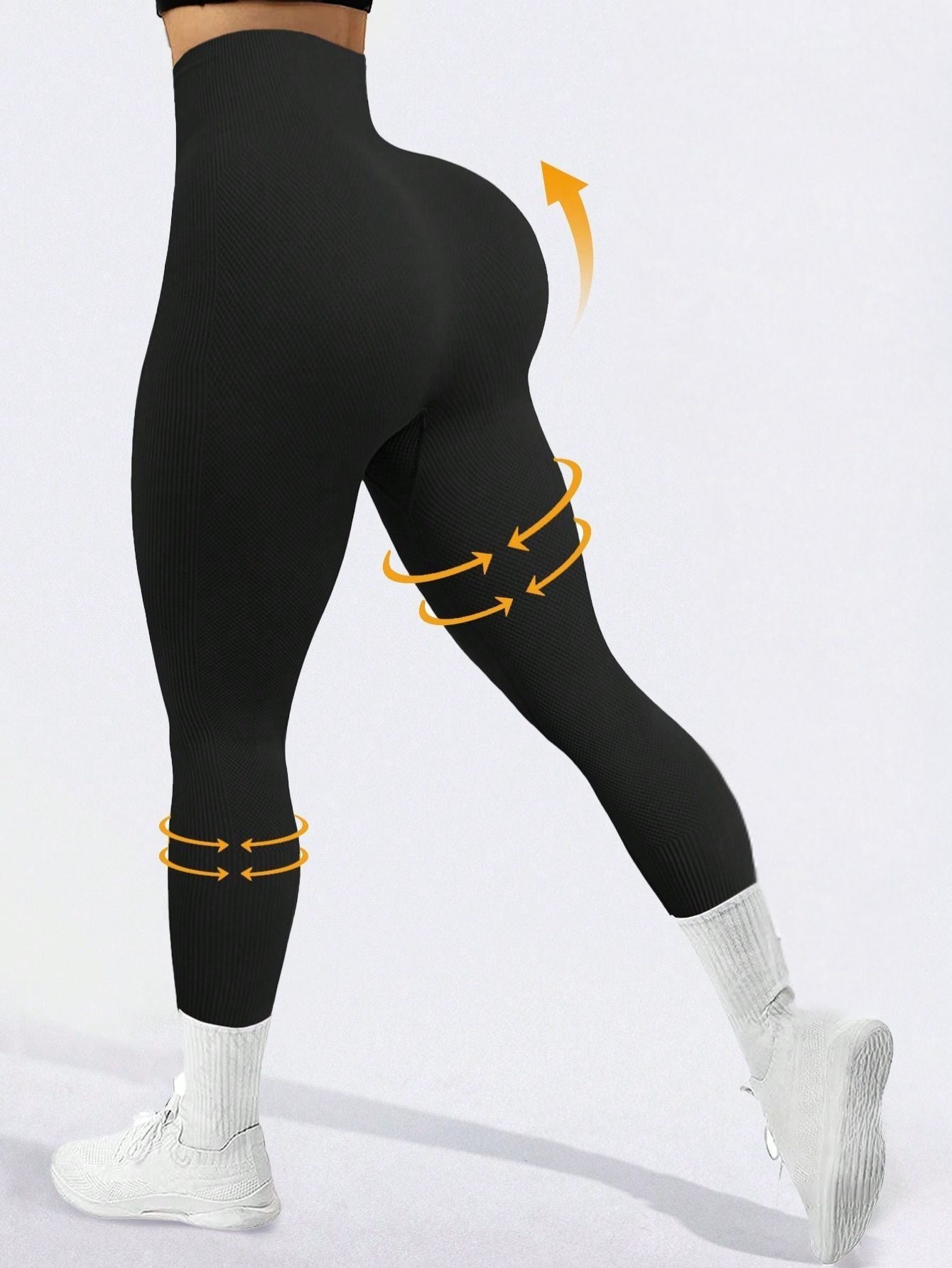 Legging Seamless Cintura Alta Com Zonas De Compressão