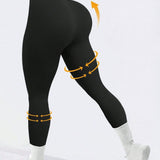 Legging Seamless Cintura Alta Com Zonas De Compressão
