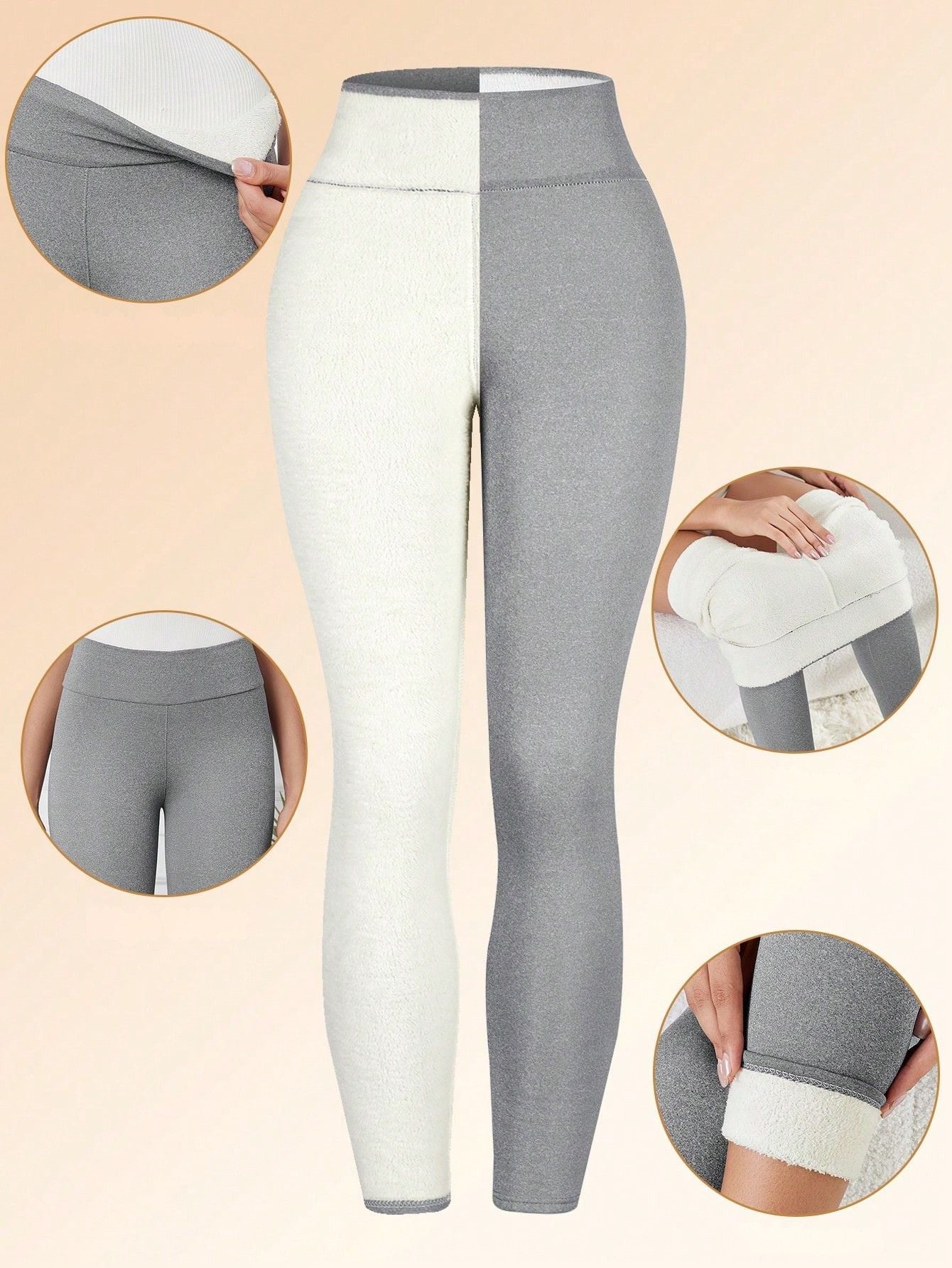 Legging Térmica Forrada Com Isolamento Para Frio