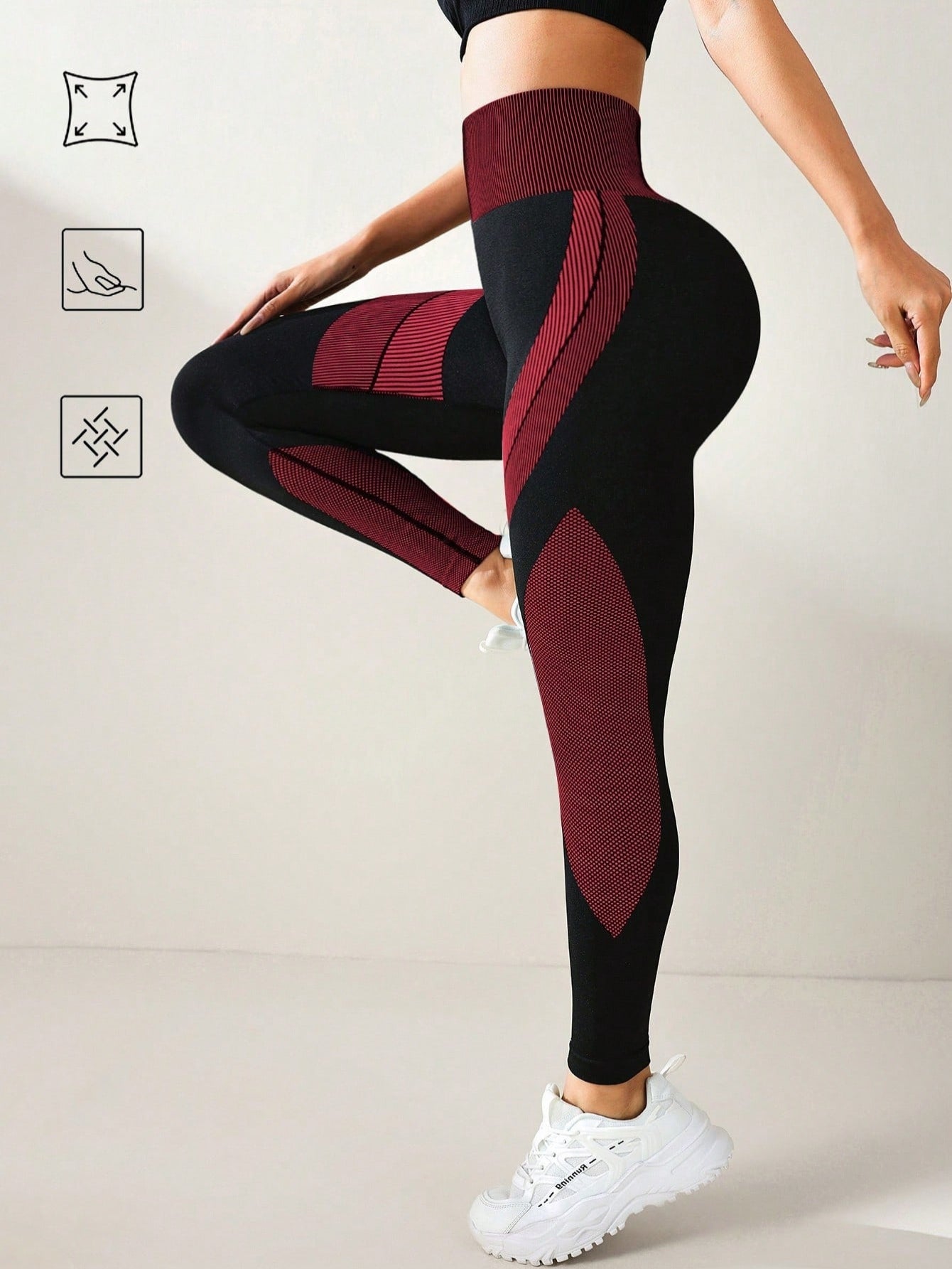 Legging Seamless Cintura Alta Com Painéis Anatômicos Laterais