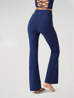 Legging Flare Cintura Alta Com Caimento Alongado