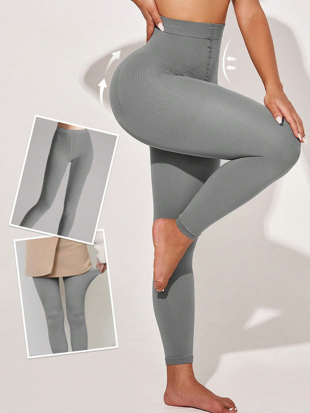 Legging Cintura Alta Com Compressão Graduada