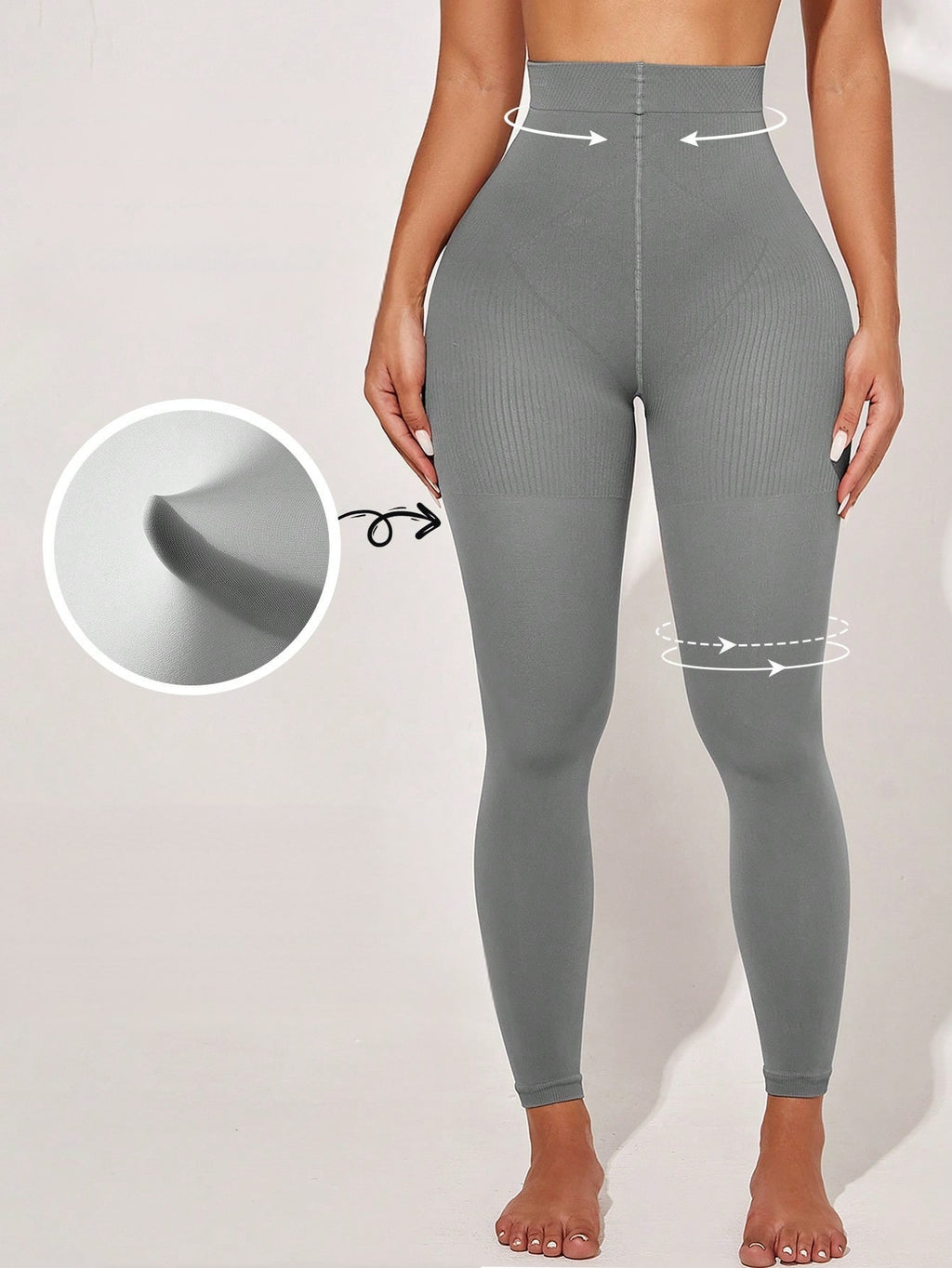 Legging Cintura Alta Com Compressão Graduada