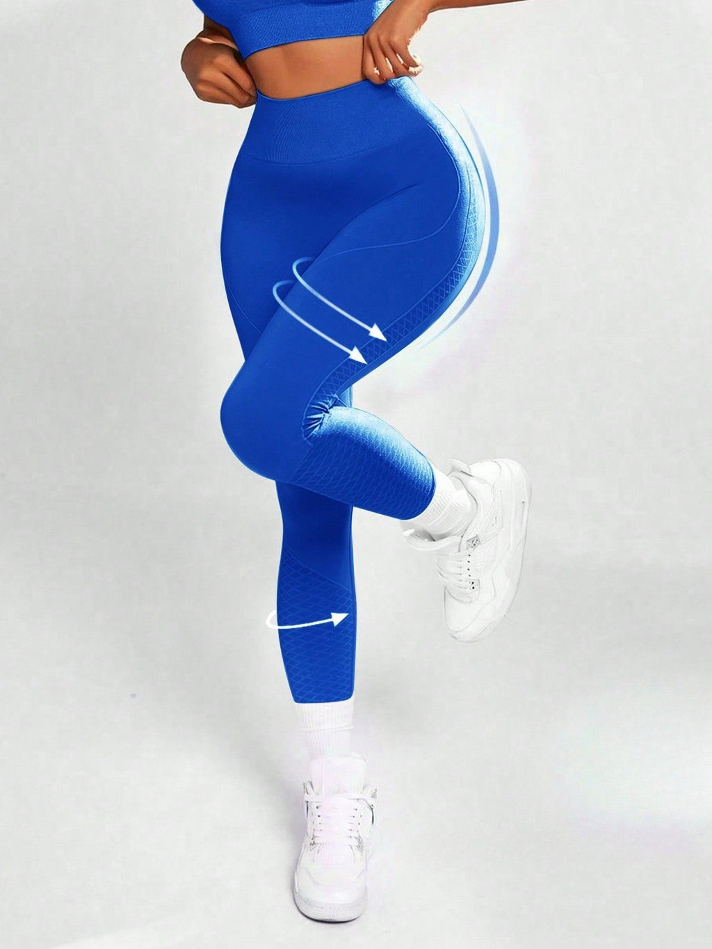 Legging Seamless Cintura Alta Com Trama Estruturada