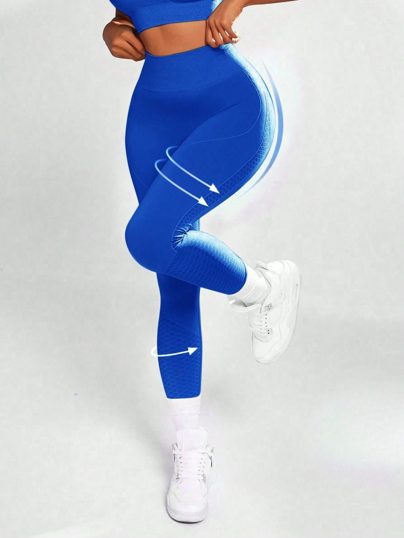 Legging Seamless Cintura Alta Com Trama Estruturada