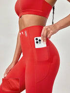 Legging Cintura Alta Com Suporte Central E Bolso Lateral