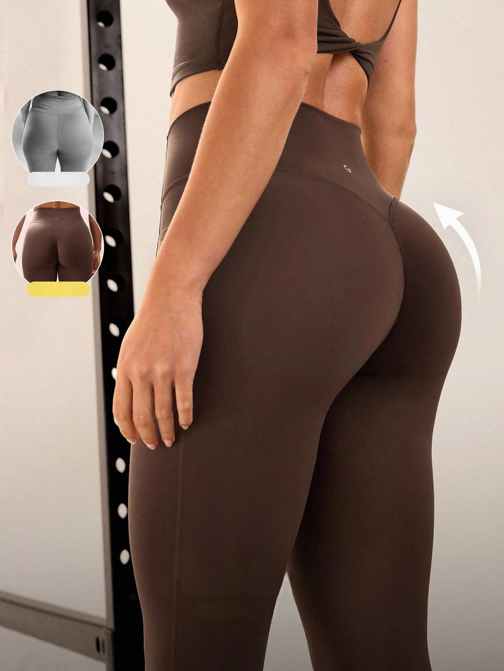 Legging Cintura Alta Com Bolsos Laterais Funcionais