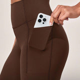 Legging Cintura Alta Com Bolsos Laterais Funcionais