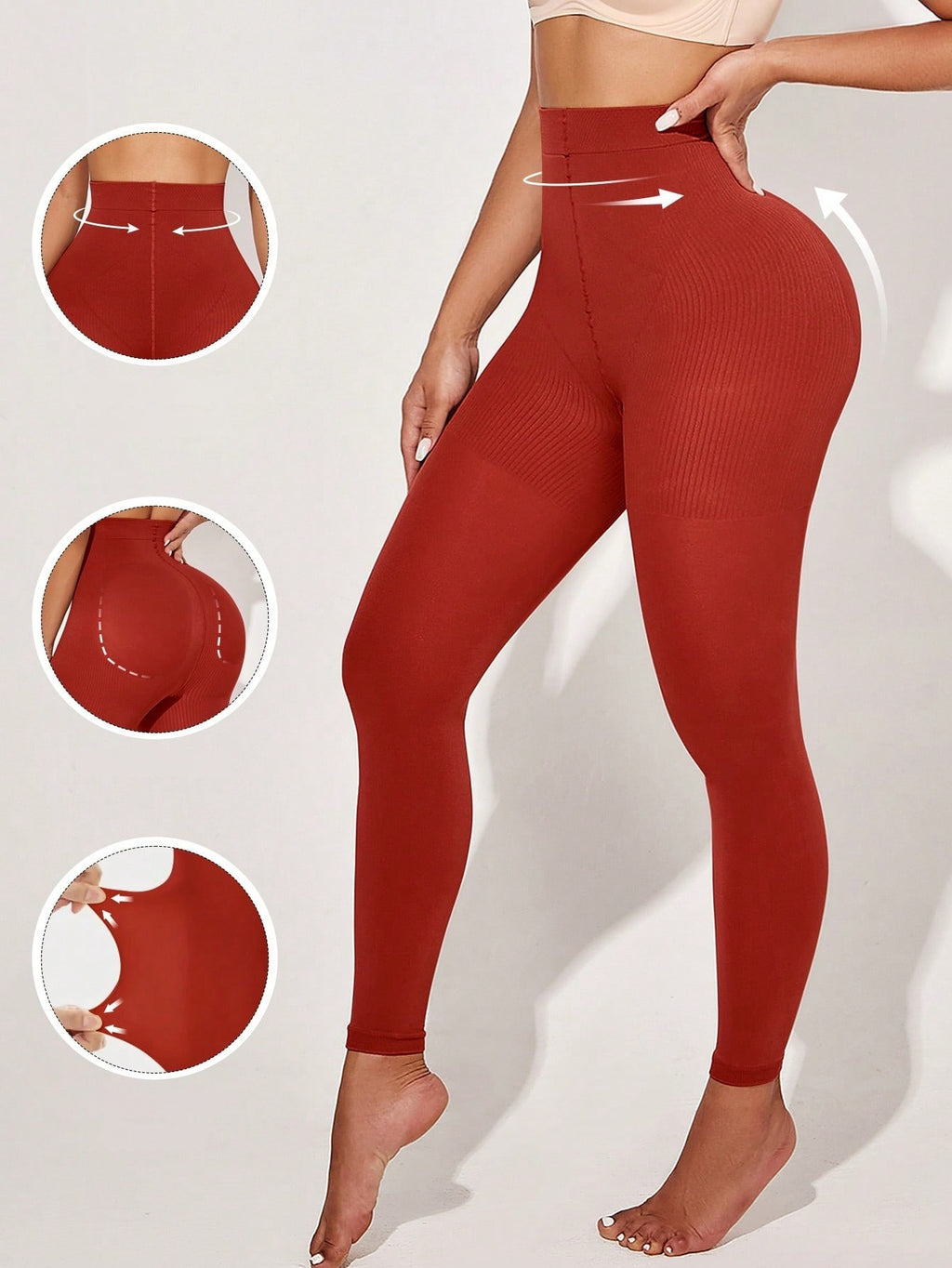 Legging Cintura Alta Com Compressão Graduada