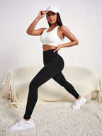 Legging Fitness Lisa Estrutura Clean Ajuste Justo