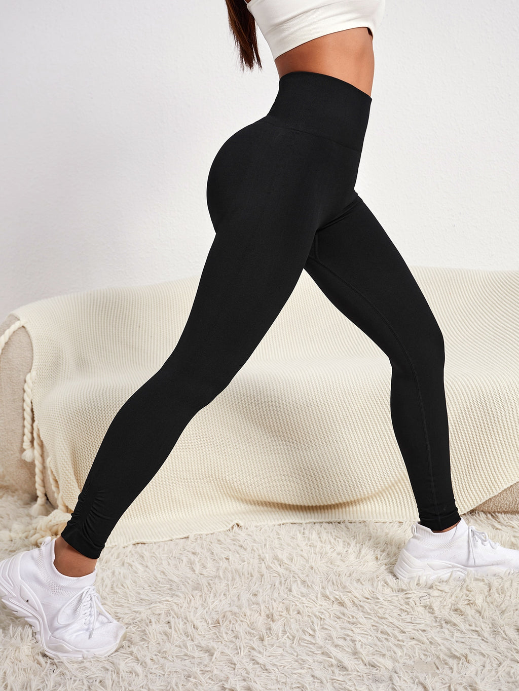 Legging Fitness Lisa Estrutura Clean Ajuste Justo
