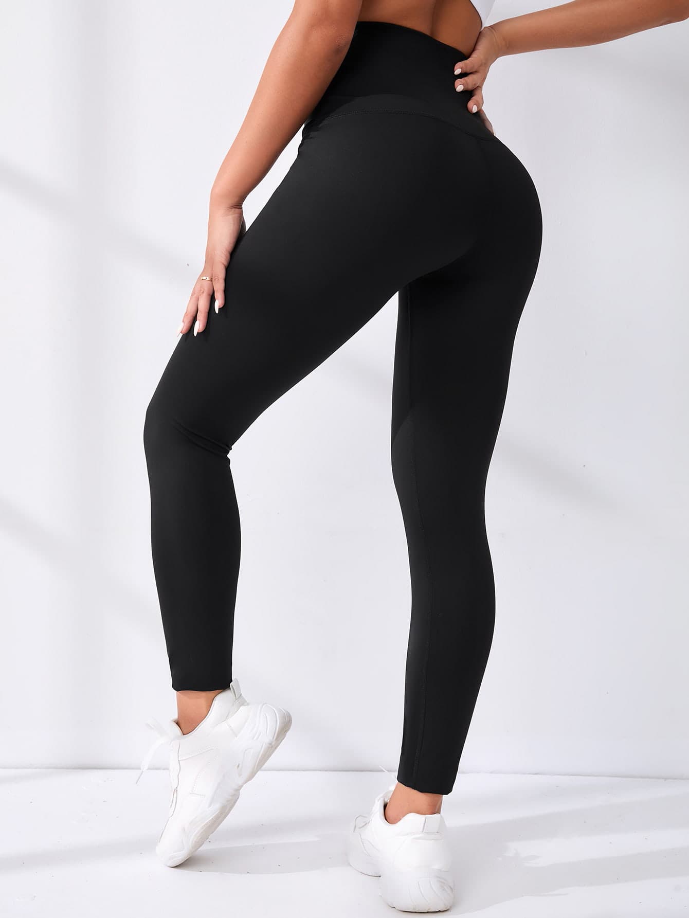 Legging Cintura Alta Com Fechamento Ajustável Frontal