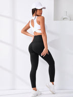 Legging Cintura Alta Com Fechamento Ajustável Frontal