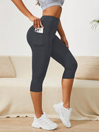 Legging Capri Cintura Alta Com Bolso Funcional Fitness