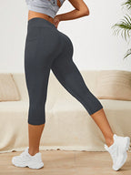 Legging Capri Cintura Alta Com Bolso Funcional Fitness