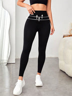 Legging Seamless Cintura Alta Com Suporte Central