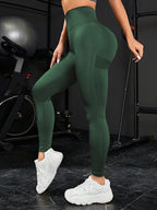 Legging Seamless Cintura Alta Com Volume Esculpido