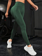 Legging Seamless Cintura Alta Com Volume Esculpido