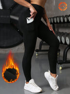 Legging Cintura Alta Térmica Com Bolso Funcional