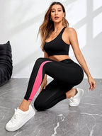 Legging Cintura Alta Com Painéis Laterais Funcionais