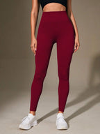 Legging Seamless Cintura Alta Com Textura Linear