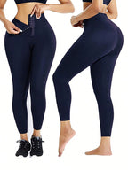 Legging Cintura Alta Compressão Modeladora Com Fecho