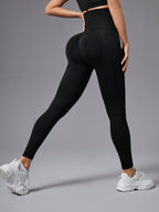 Legging Seamless Cintura Alta Com Zíper Frontal Ajustável