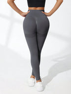 Legging Seamless Cintura Alta Com Volume Esculpido