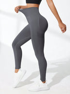 Legging Seamless Cintura Alta Com Volume Esculpido