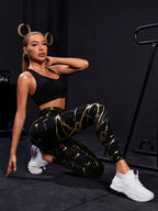 Legging Scrunch Modeladora Cintura Alta Com Elasticidade