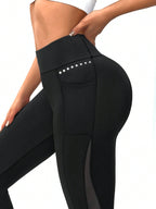 Legging Cintura Alta Com Bolso Lateral Refletivo