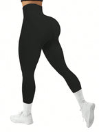 Legging Fitness Cós Alto Textura Afinadora