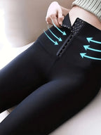 Legging Cintura Alta Compressão Modeladora Com Fecho