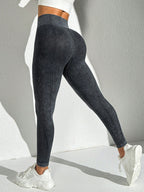 Legging Fitness Texturizada Ajuste Anatômico Cintura Alta