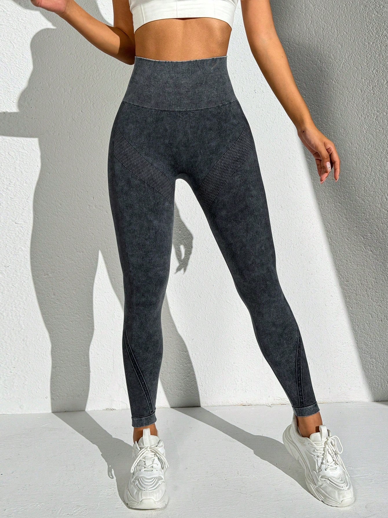 Legging Fitness Texturizada Ajuste Anatômico Cintura Alta