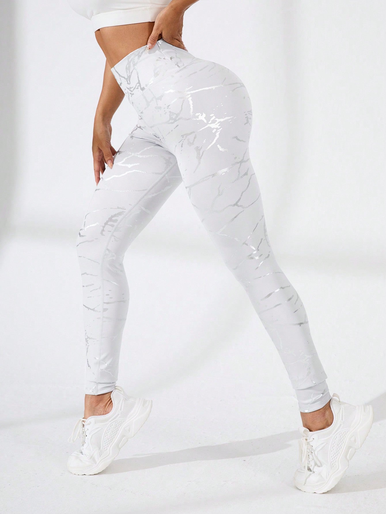 Legging Scrunch Modeladora Cintura Alta Com Elasticidade