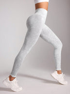 Legging Fitness Texturizada Ajuste Anatômico Cintura Alta