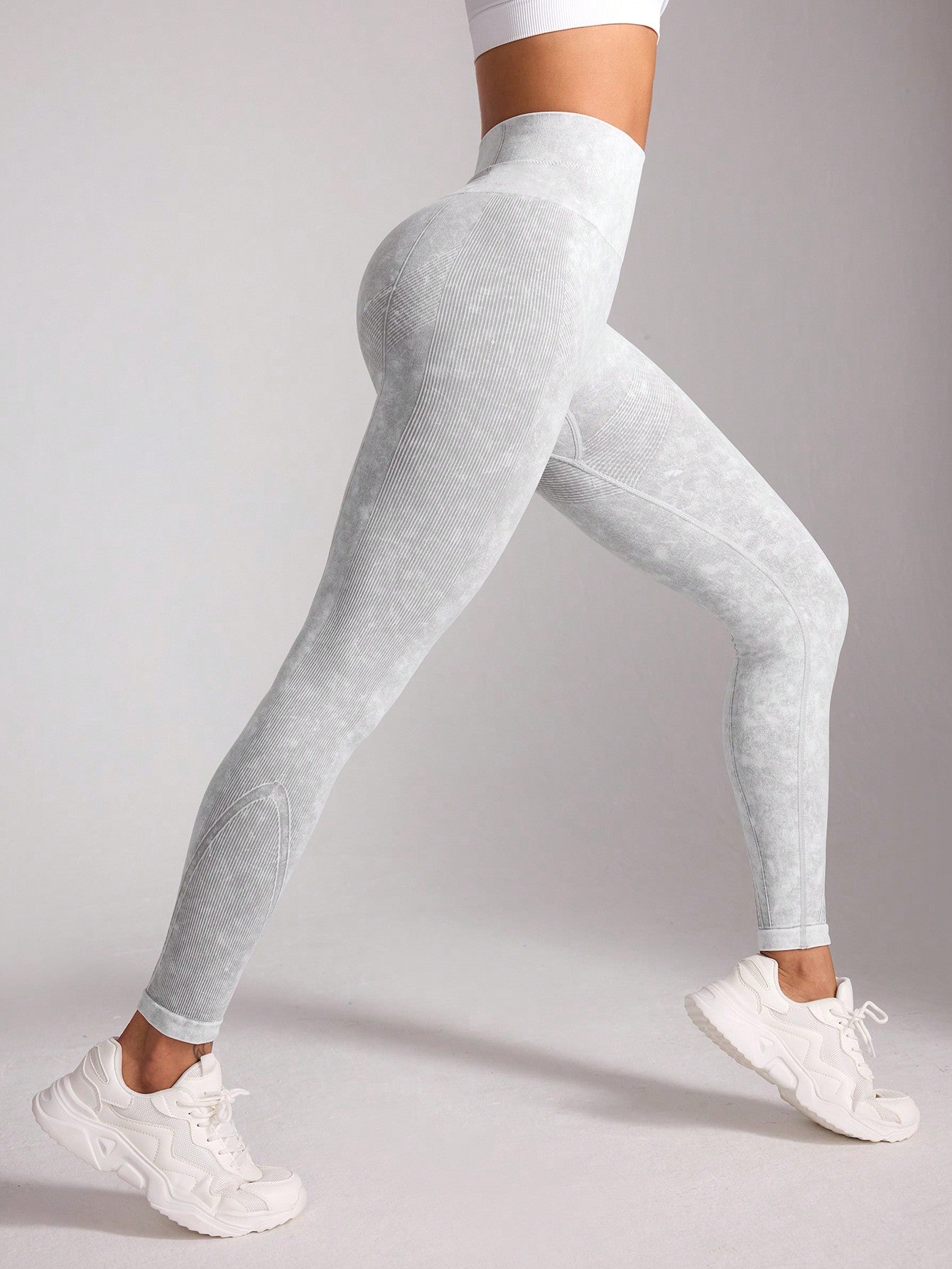 Legging Fitness Texturizada Ajuste Anatômico Cintura Alta