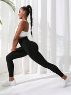 Legging Seamless Cintura Alta Com Zonas De Compressão