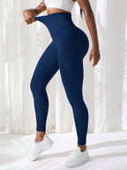 Legging Seamless Cintura Alta Com Zonas De Compressão