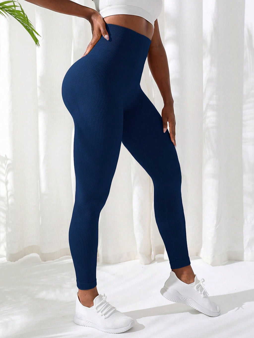 Legging Seamless Cintura Alta Com Zonas De Compressão