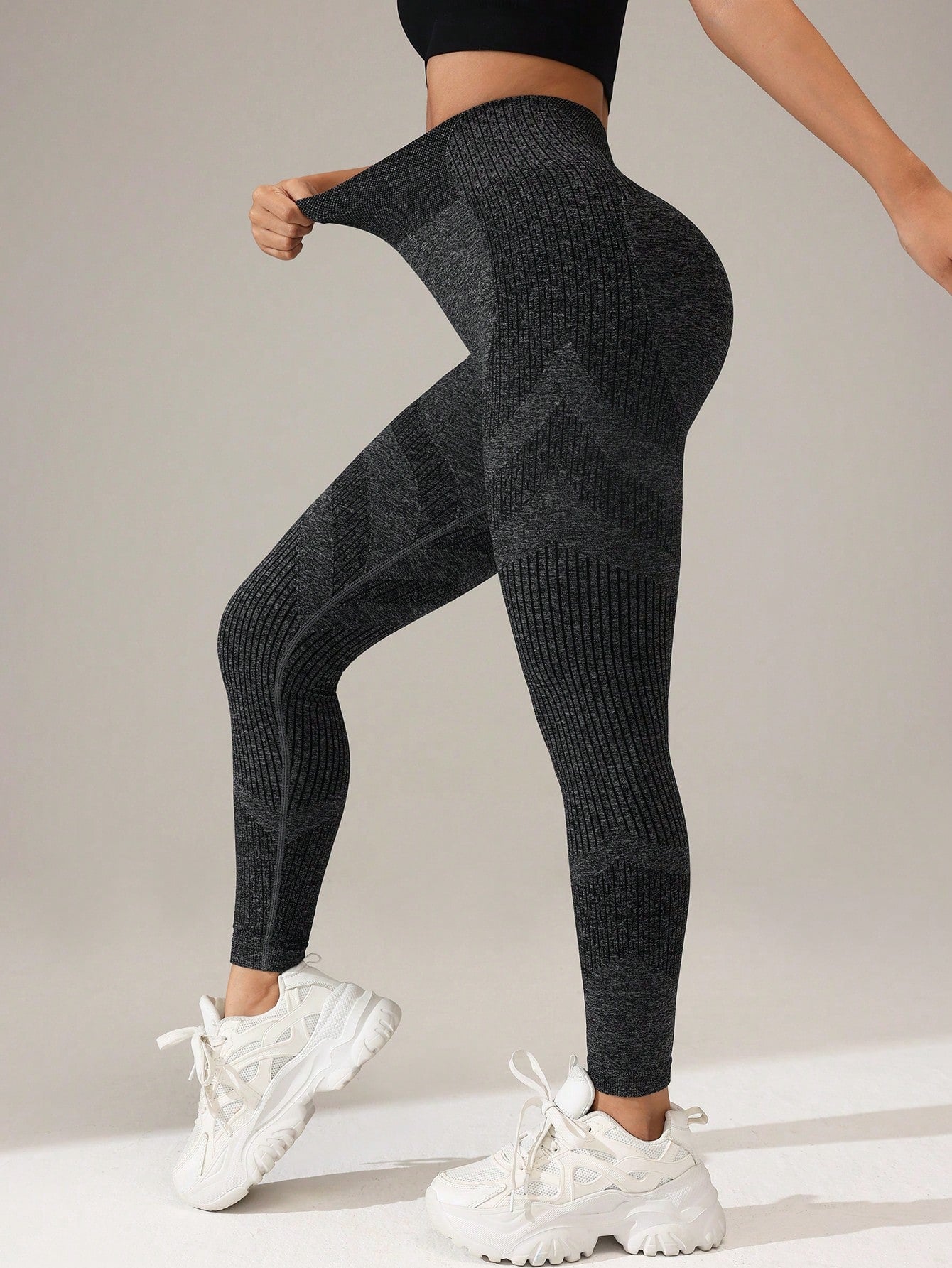 Legging Fitness Compressão Anatômica Textura Localizada