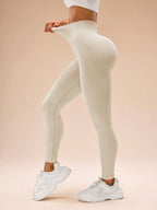 Legging Fitness Sem Costura Com Elasticidade Quatro Vias