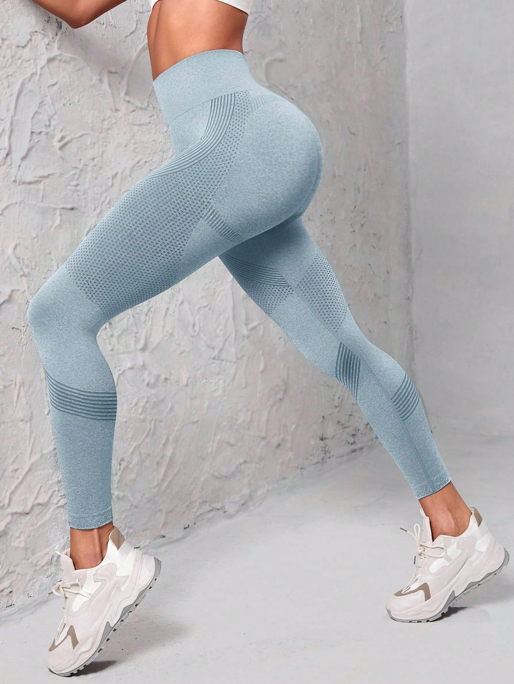 Legging Seamless Cintura Alta Com Textura Funcional