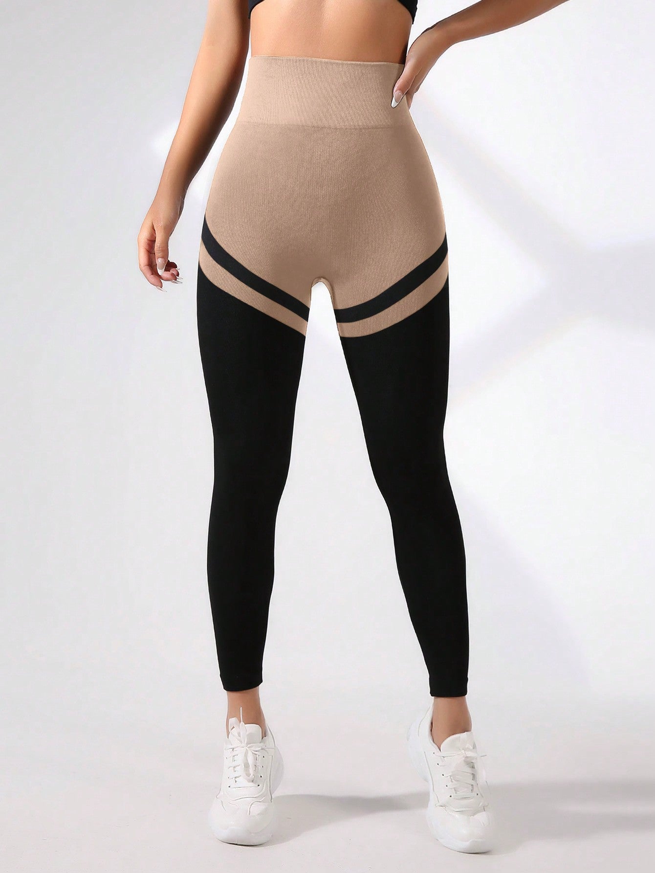 Legging Seamless Cintura Alta Com Blocos Anatômicos