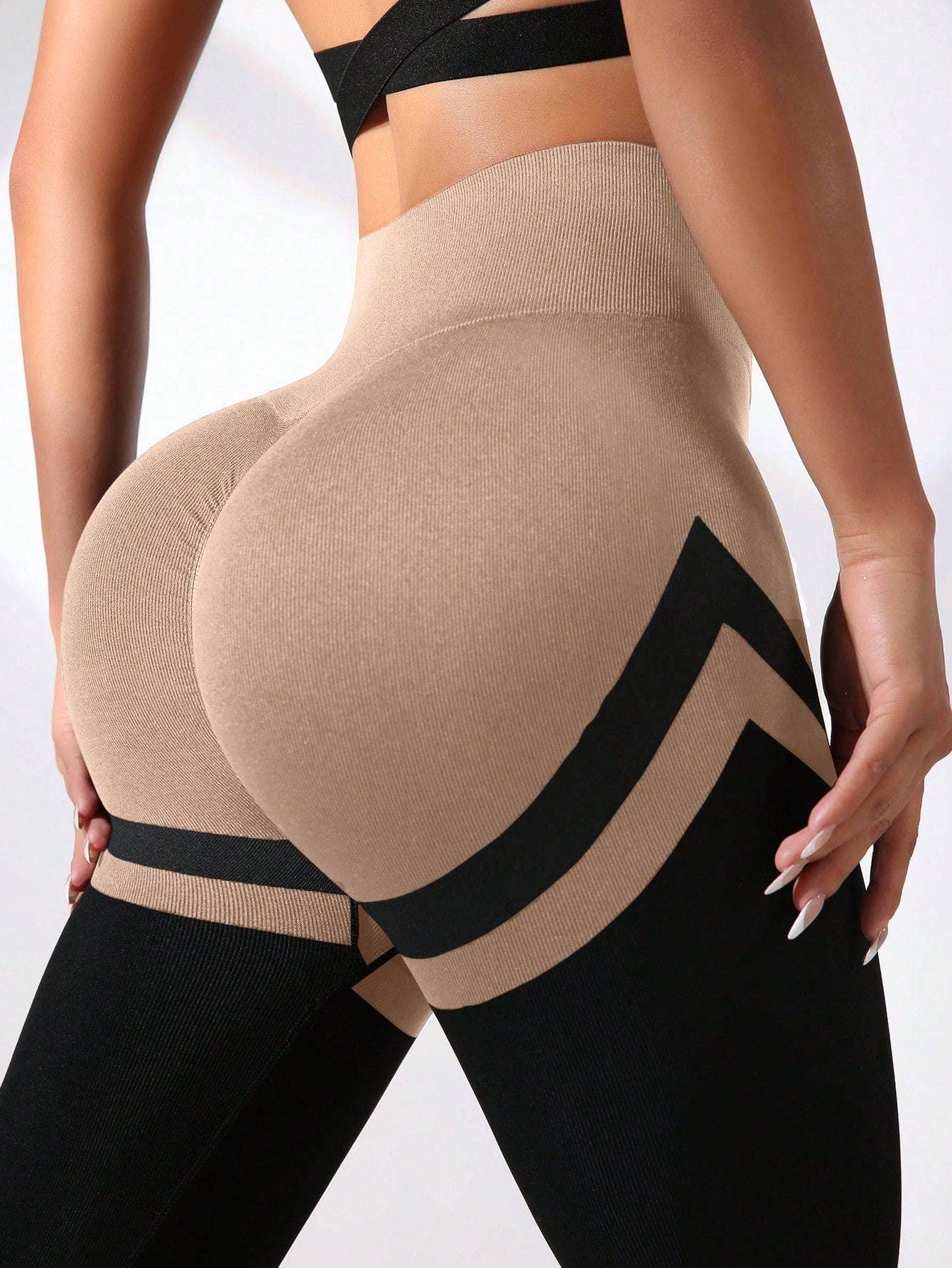 Legging Seamless Cintura Alta Com Blocos Anatômicos