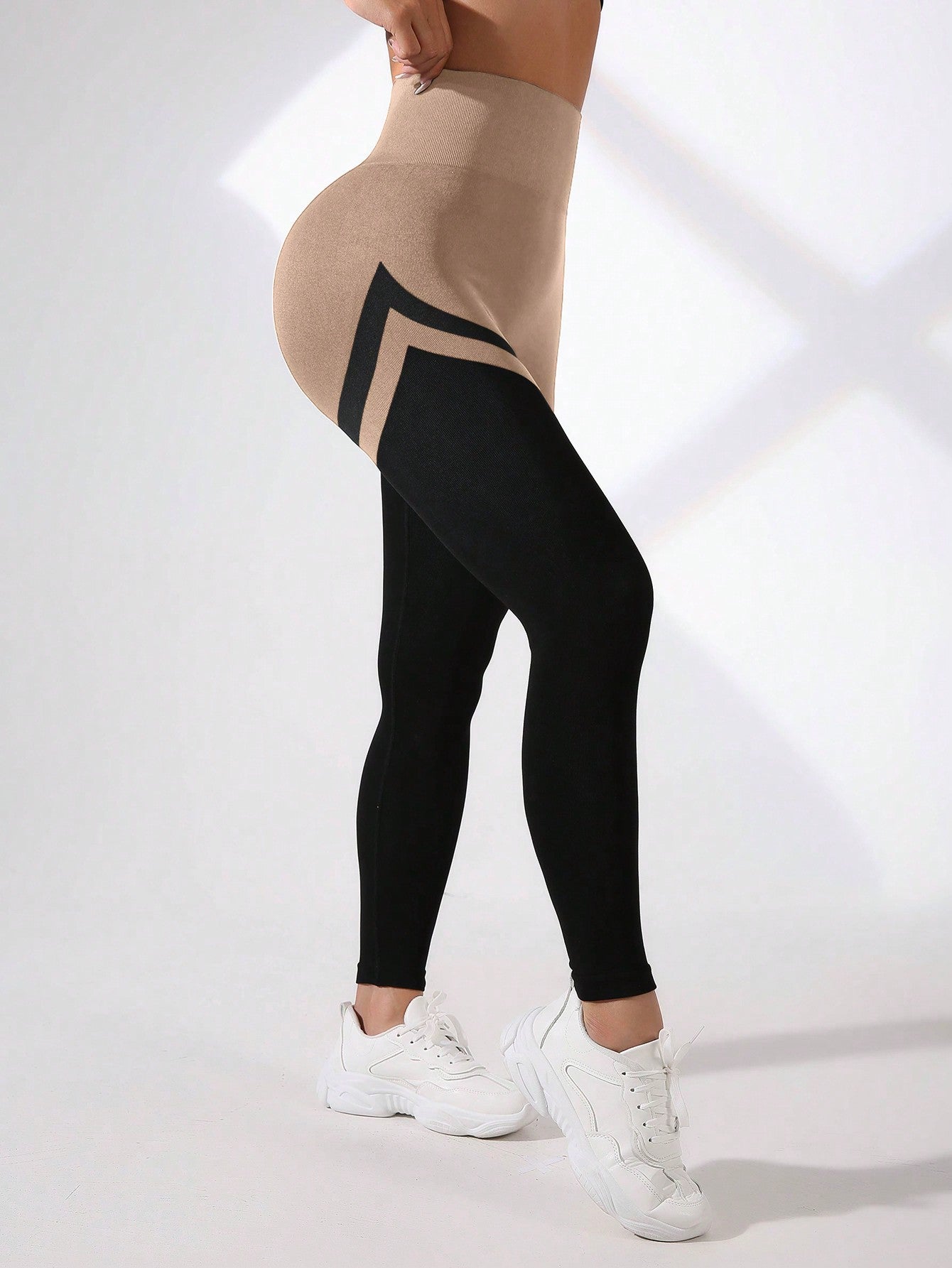 Legging Seamless Cintura Alta Com Blocos Anatômicos