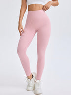 Legging Fitness Canelada Justa Cintura Alta