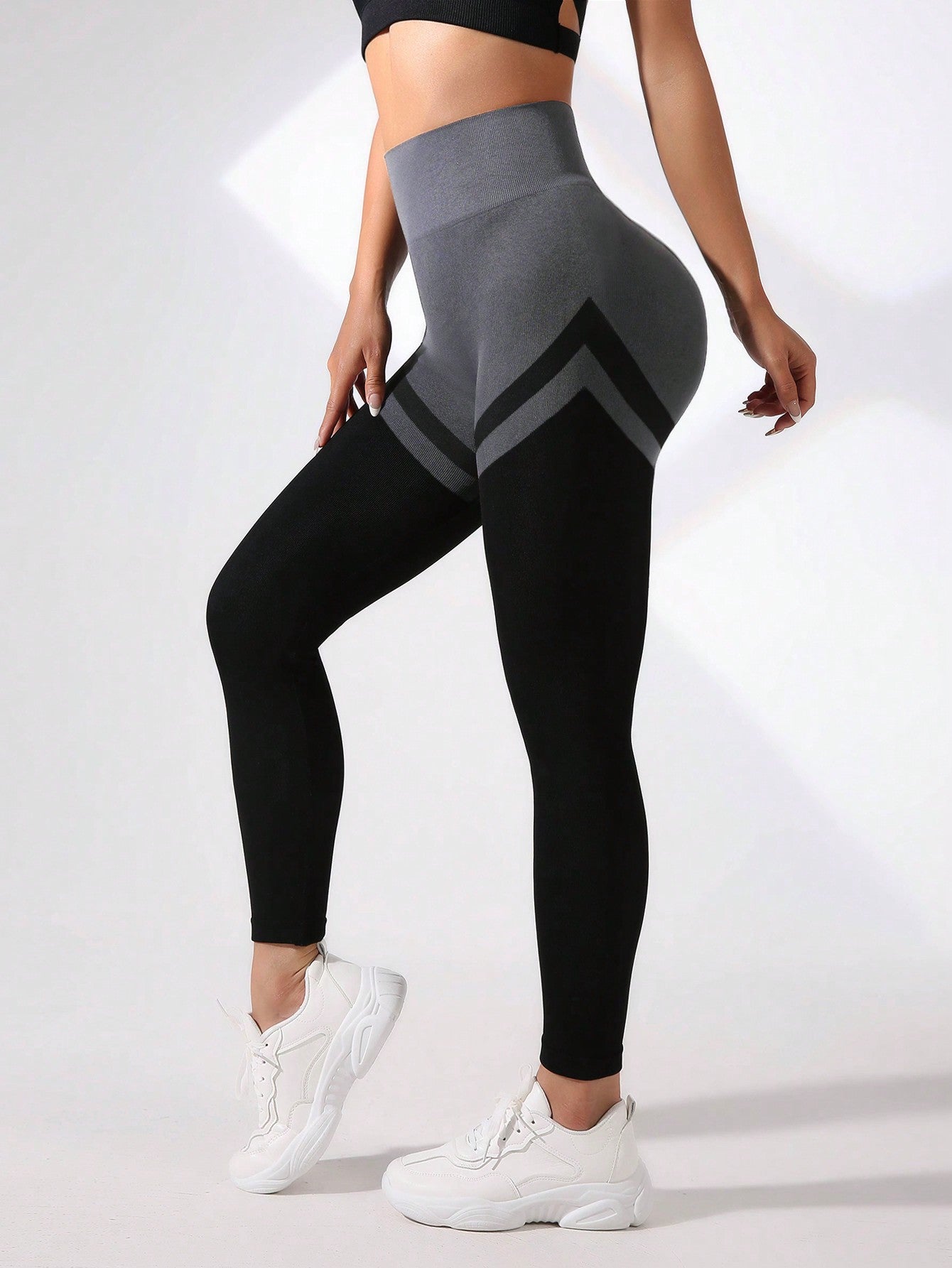 Legging Seamless Cintura Alta Com Blocos Anatômicos