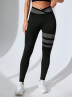 Legging Cintura Alta Com Faixas Localizadas